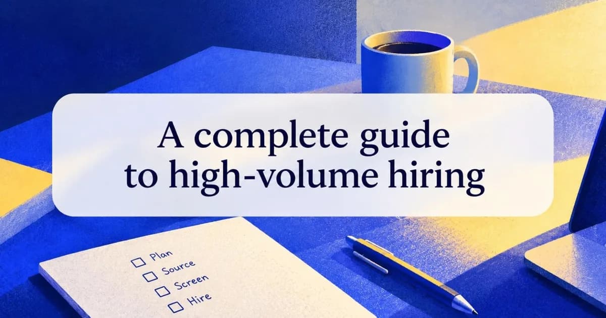complete guide to high-volume hiring